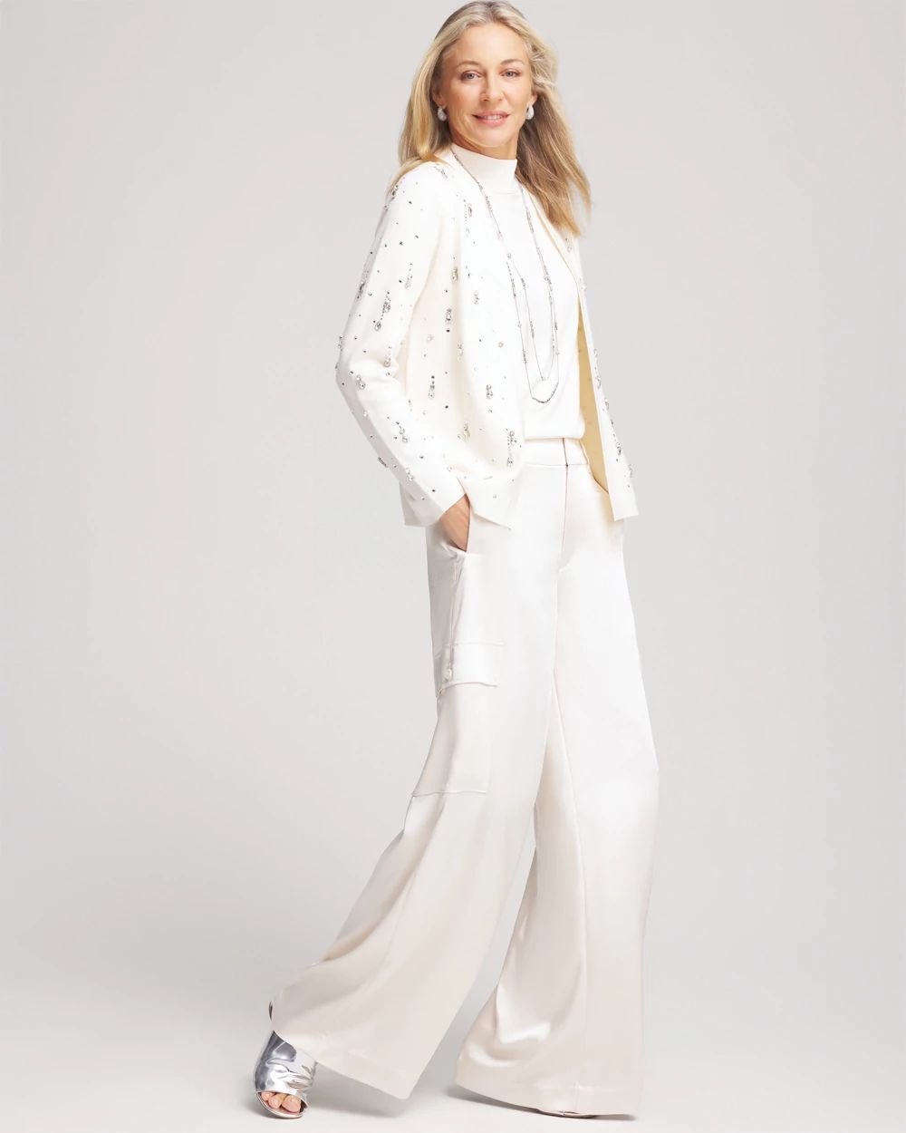 Embellished Long-sleeve Cardigan | Chico's